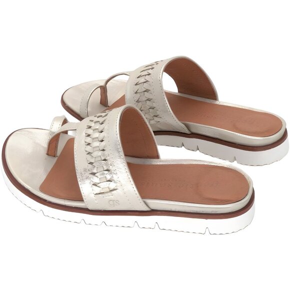 Gentle Souls by Kenneth Cole Women's Lavern Lite Thong Braid Sandal Size 5.5 - Picture 3 of 5